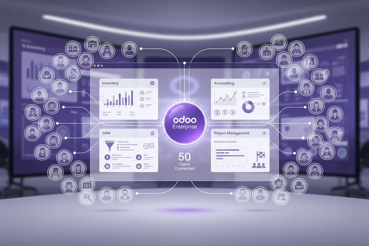 Odoo Erp Enterprise for 50 User